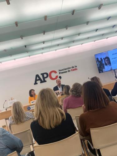 18 DE NOVIEMBRE 2025<br>Presentación Cádiz LO QUE NO PUDO SER, Asociación de la Prensa de Cádiz