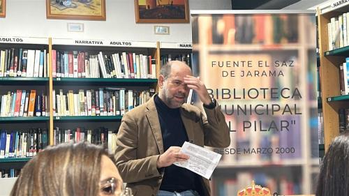 17 DE ENERO DE 2026<br>Presentación Fuente El Saz LO QUE NO PUDO SER en la Biblioteca El Pilar