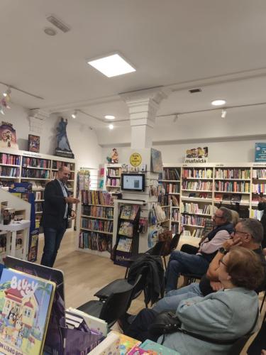 9 DE OCTUBRE 2025<br>Presentación de Lo que no pudo ser en Espazo Lector Nobel en A Coruña